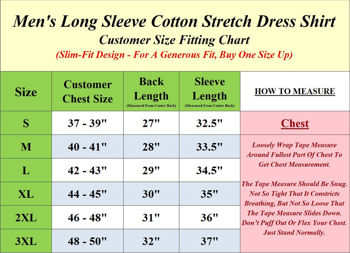 Men's Long Sleeve Untucked Stretch Dress Shirt (S-3XL): White / M