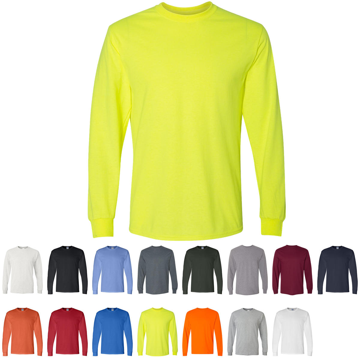 Gildan 8400 DryBlend® 50/50 Long Sleeve T-Shirt: Black / M
