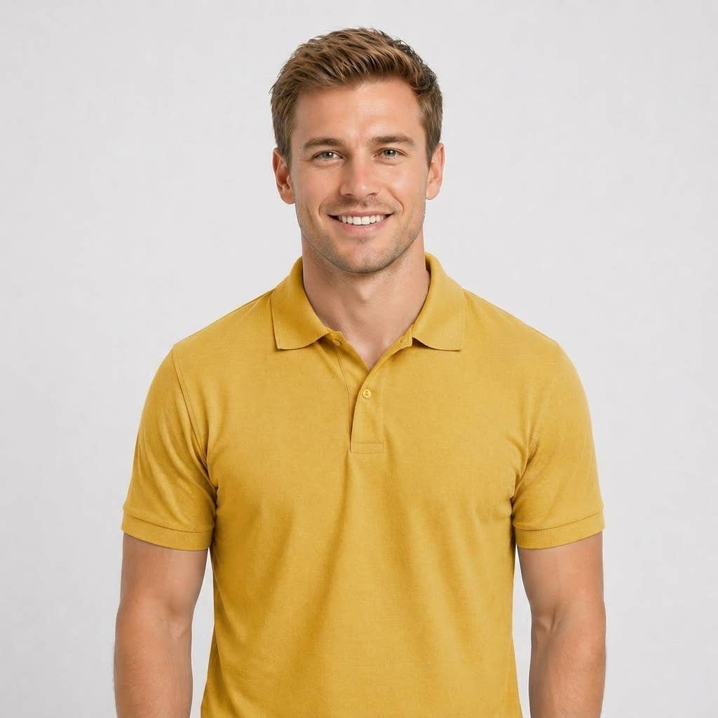 Men’s Premium Pique Cotton Polo Shirt – Breathable, Stylish: Black / L