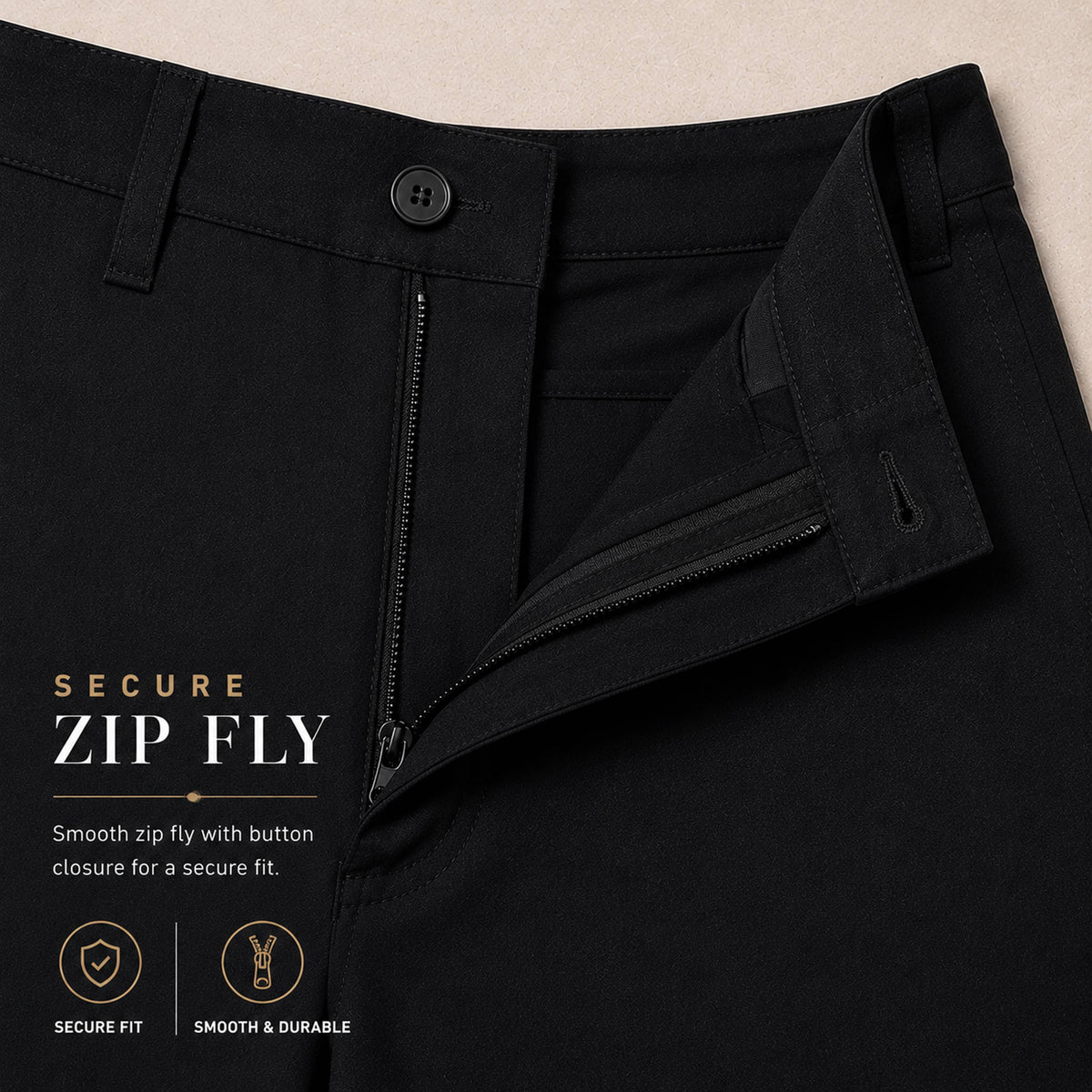 Men's Super Stretch Slim Fit Chino Pants - 31-Inch Inseam: Light Timber / 32