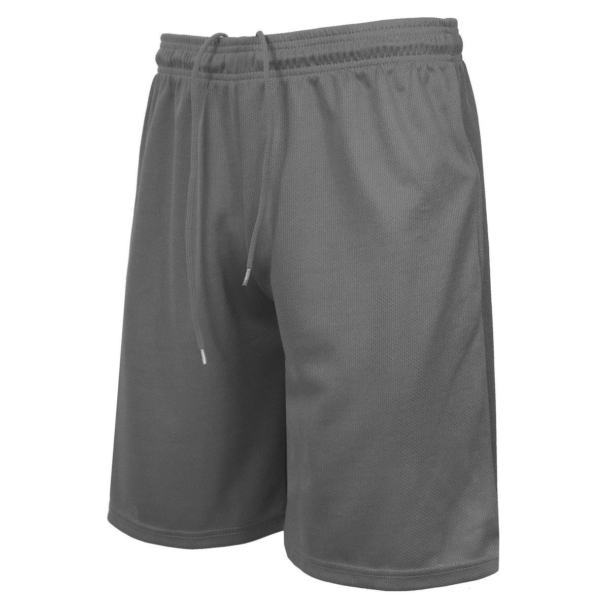 Men's Moisture Wicking Active Mesh Shorts (S-5XL): Silver / L