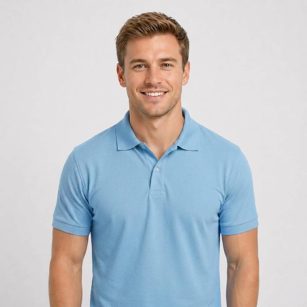 Men’s Premium Pique Cotton Polo Shirt – Breathable, Stylish: Black / XL