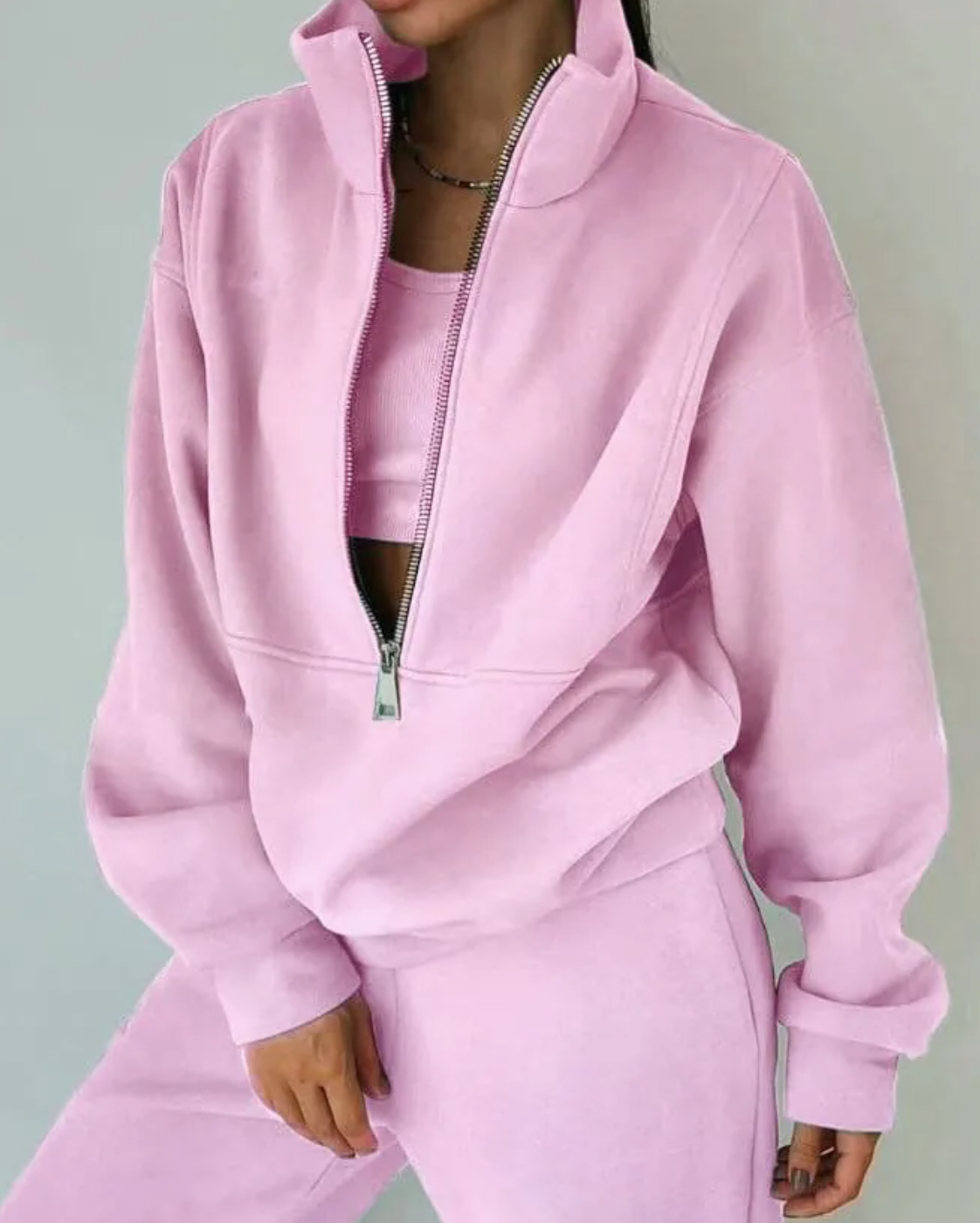 Women's Casual Fleece Tracksuit Set