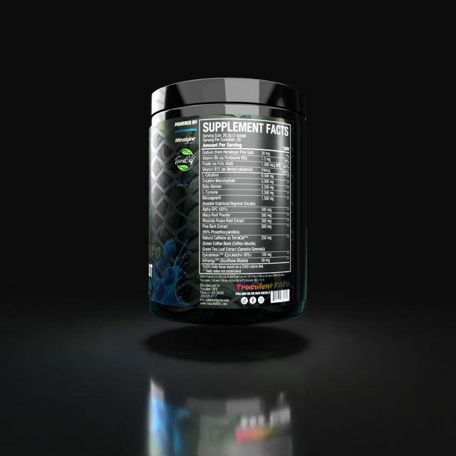 Bulked-up Blue Razz Pre-workout