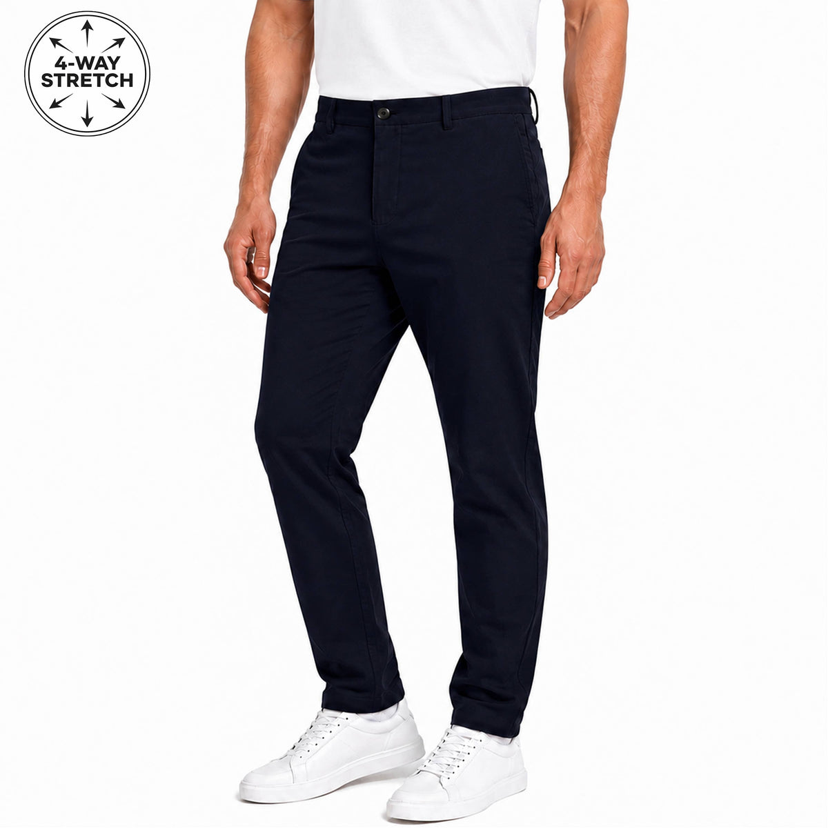 Men's Super Stretch Slim Fit Chino Pants - 31-Inch Inseam: Light Timber / 34