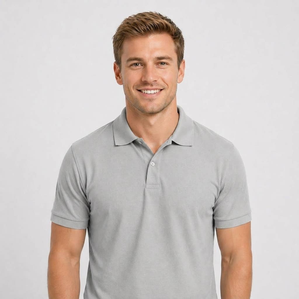 Men’s Premium Pique Cotton Polo Shirt – Breathable, Stylish: Black / XL