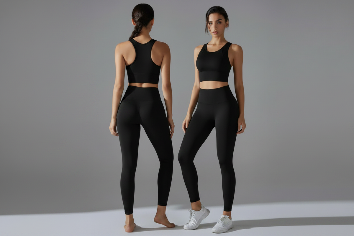 Black Seamless Yoga Set